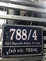 Hẻm 788 Nguyễn Kiệm f3 go vap